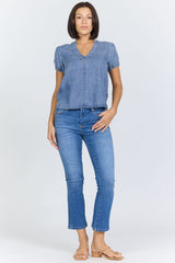 Dear John Denim Chaya Top | Blue Steel