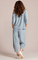 Sympli Slouch Sweatshirt No Ties 3/4 Sleeve