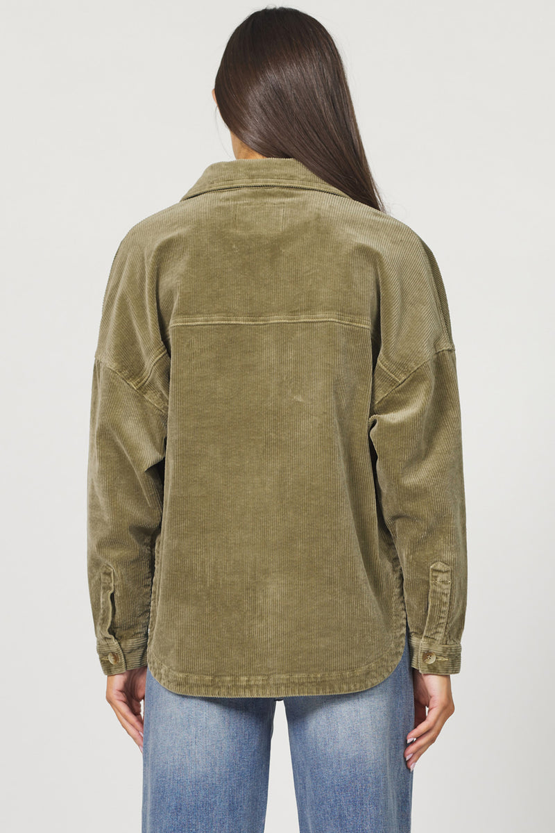 Dear John Denim Gina Button Front Jacket | Olive Branch