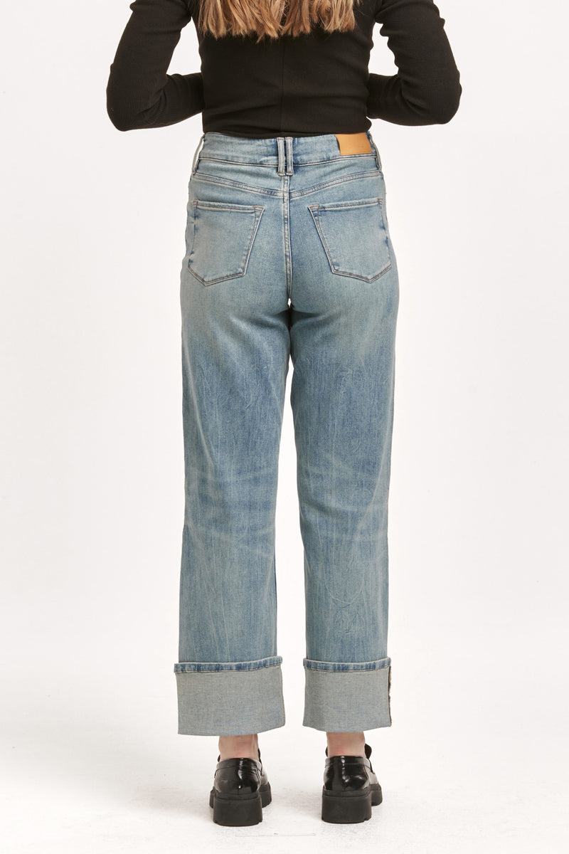 Dear John Denim Holly Super High-Rise Cuff Hem | Pioneer Valley