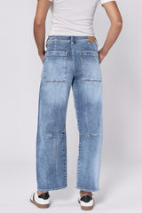 Dear John Denim Lasso High Rise, Clean Hem Jean | Western Hue