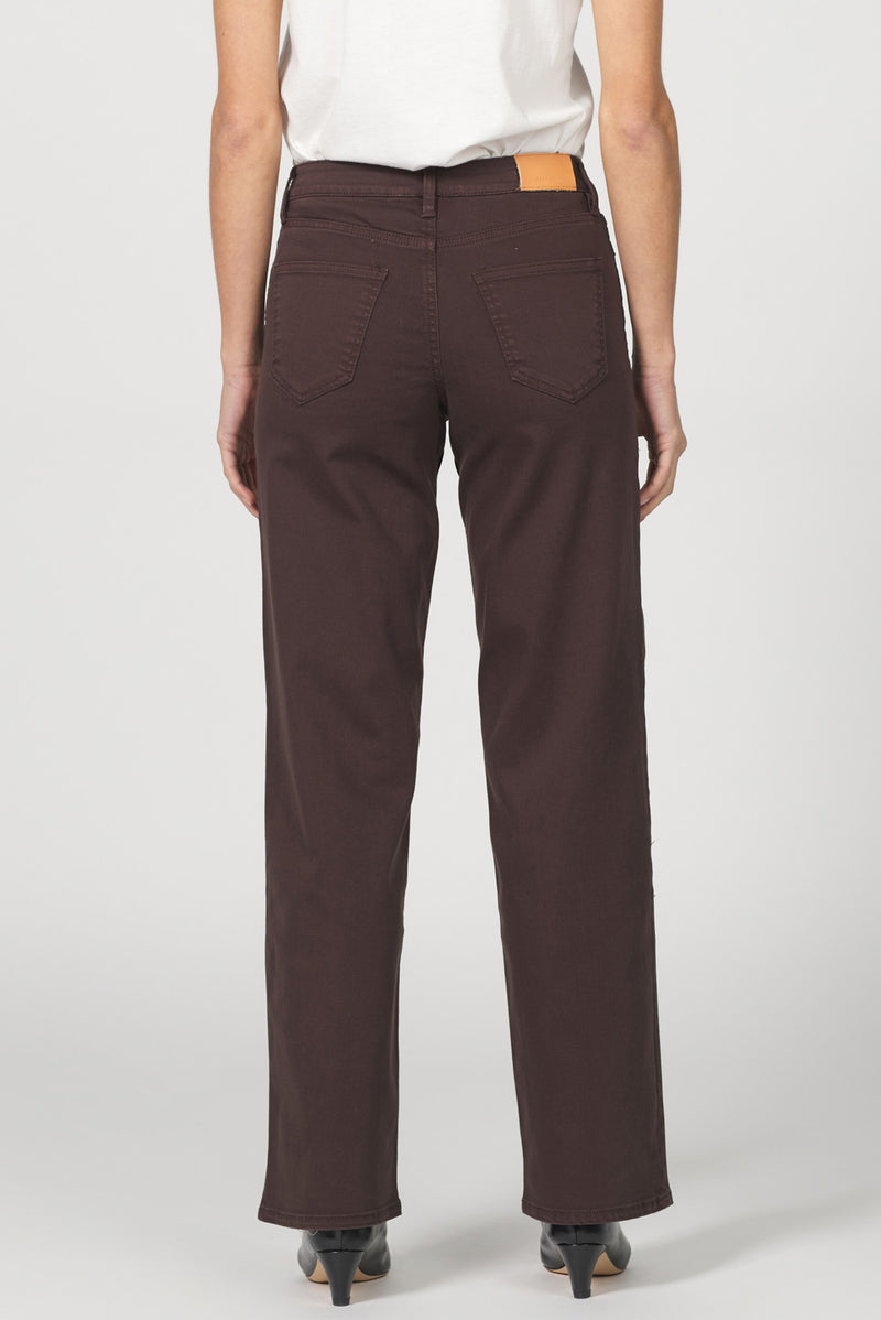 Dear John Denim Taylor Mid Rise Clean Hem | Dark Oak