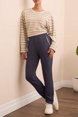 Tribal Techno Lux Pull on Pant | Sapphire