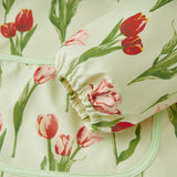 Milkbarn Tulip Long Sleeve Pocket Bib