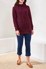 Tribal Tunic with Invisible Pockets | Wine