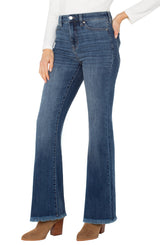Liverpool Hannah Flare with Frey Hem | Sycamore