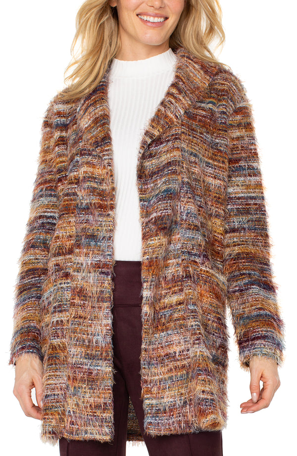 Liverpool Open Front Coatigan Sweater | Multi