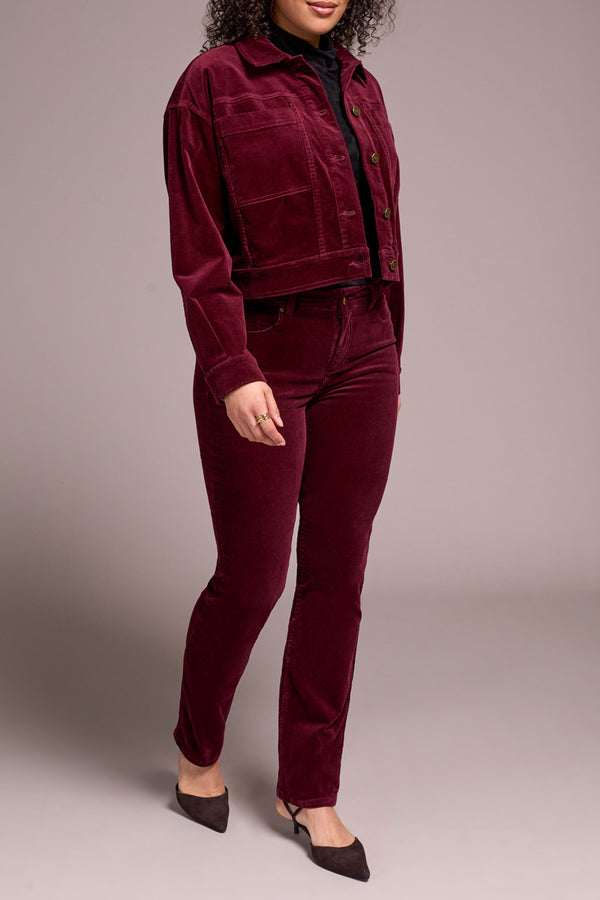 Tribal Cord Jacket | Wine