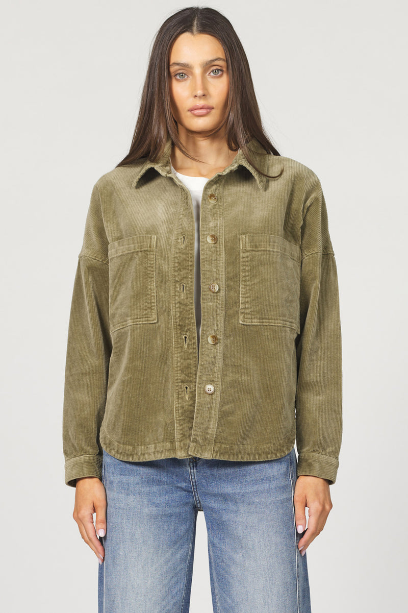 Dear John Denim Gina Button Front Jacket | Olive Branch