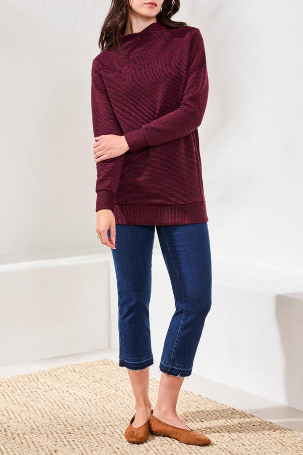 Tribal Tunic with Invisible Pockets | Wine