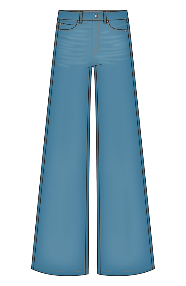 Liverpool Stride High Rise Wide Leg | Rushland
