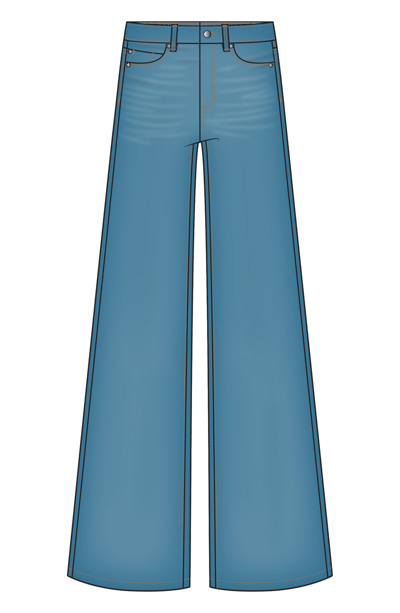 Liverpool Stride High Rise Wide Leg | Rushland
