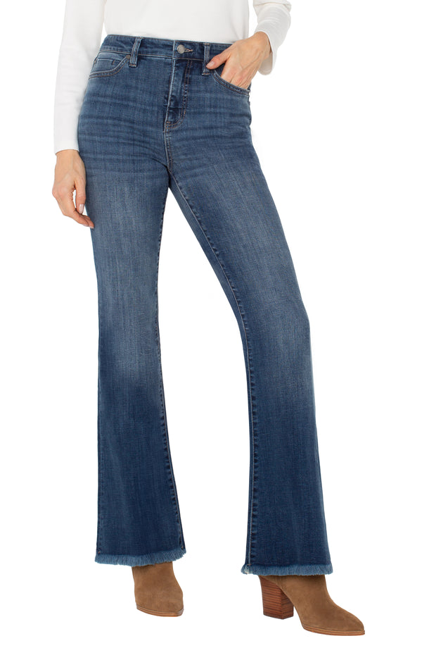 Liverpool Hannah Flare with Frey Hem | Sycamore