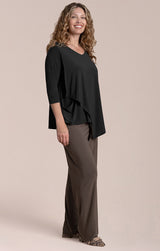 Sympli Suitable Secret Pocket Top | Black