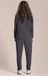 Sympli Echo Slouch Turtle Neck Top | Black Pearl