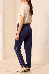 Tribal Techno Lux Pull on Ankle Pant | Jet Blue