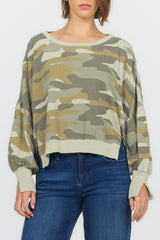 Dear John Denim Trenton Crew Neck Sweater | Riviera Camo