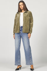 Dear John Denim Gina Button Front Jacket | Olive Branch
