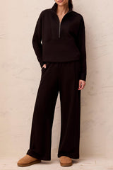 Tribal Techno Lux Pull on Ankle Pant | Black