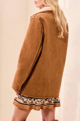 Tribal Reversible Coat | Walnut