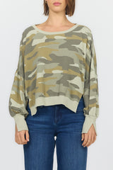 Dear John Denim Trenton Crew Neck Sweater | Riviera Camo