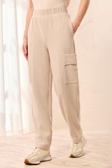 Tribal Pull on Ankle Pant with Cargo Pockets | Sand Dune