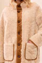 Tribal Reversible Coat | Walnut