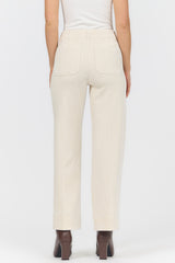 Dear John Audrey Wide Leg Corduroy | Egret