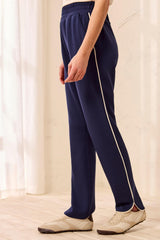 Tribal Techno Lux Pull on Ankle Pant | Jet Blue