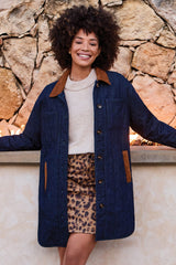 Tribal Lightweight Drop Shoulder Crew Neck Elbow Sleeve Sweater | Heather Cream