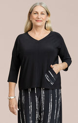 Sympli Revel Top | Print Pocket