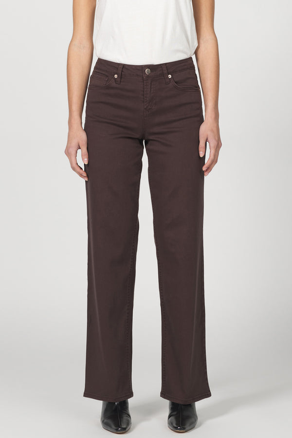 Dear John Denim Taylor Mid Rise Clean Hem | Dark Oak