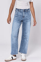 Dear John Denim Lasso High Rise, Clean Hem Jean | Western Hue