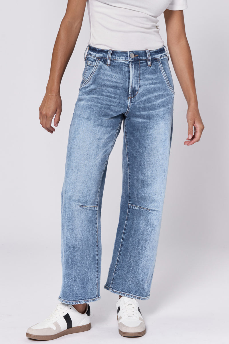 Dear John Denim Lasso High Rise, Clean Hem Jean | Western Hue