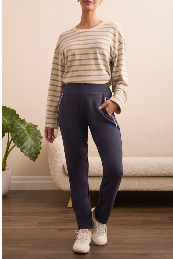 Tribal Techno Lux Pull on Pant | Sapphire