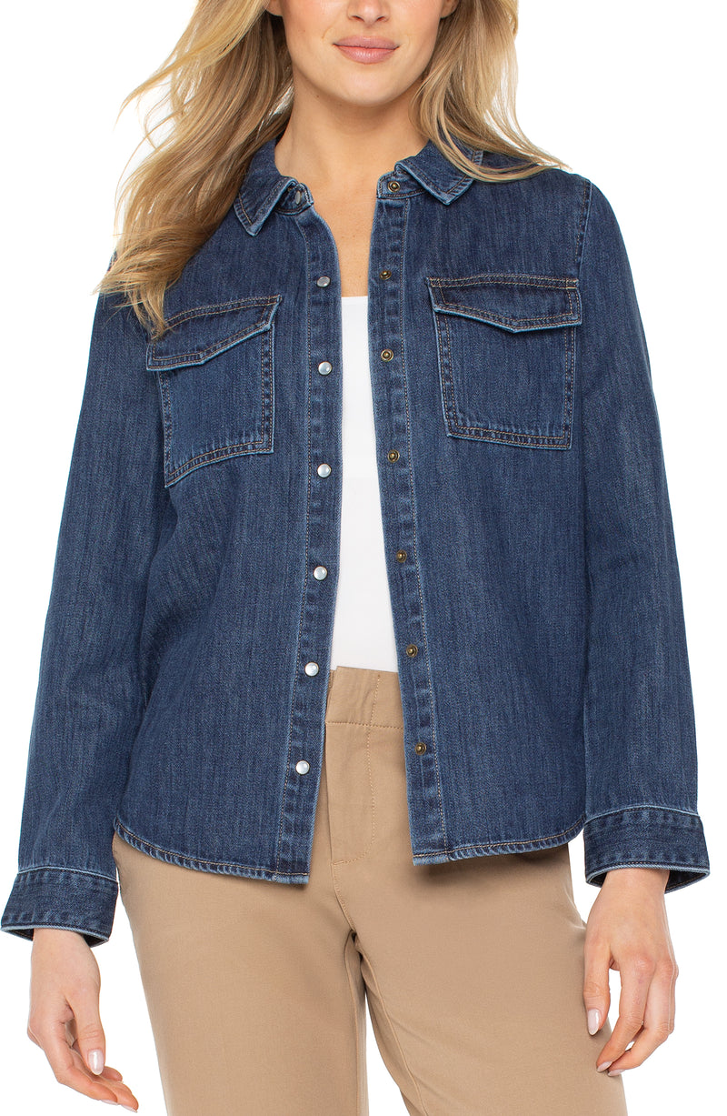 Liverpool Denim Shirt with Pockets | North Shore
