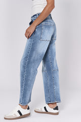 Dear John Denim Lasso High Rise, Clean Hem Jean | Western Hue
