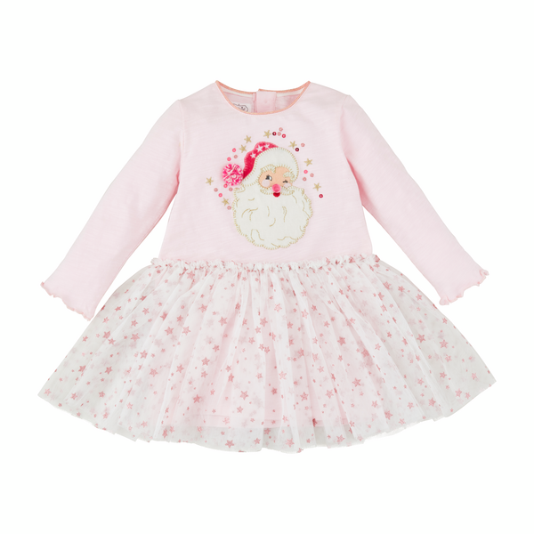 Mudpie Pink Santa Tutu Dress