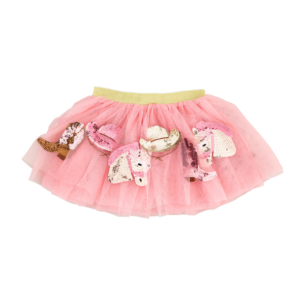 Mudpie Cowgirl Tutu-Pink