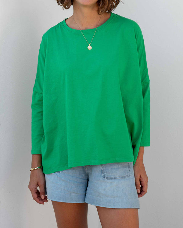 Mersea Catalina Slub Tee | Kelly Green